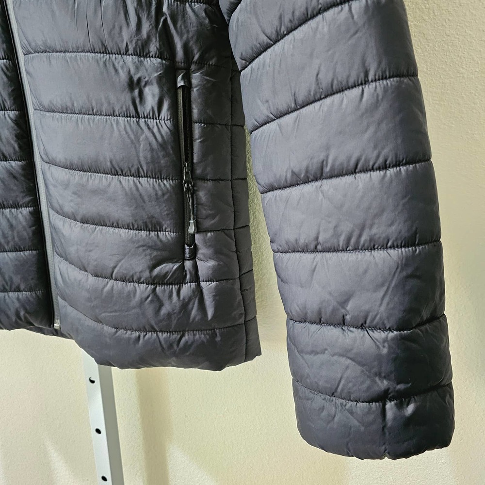 Outerknown Men's Evolution Black Ribbed Collar Zi… - image 5